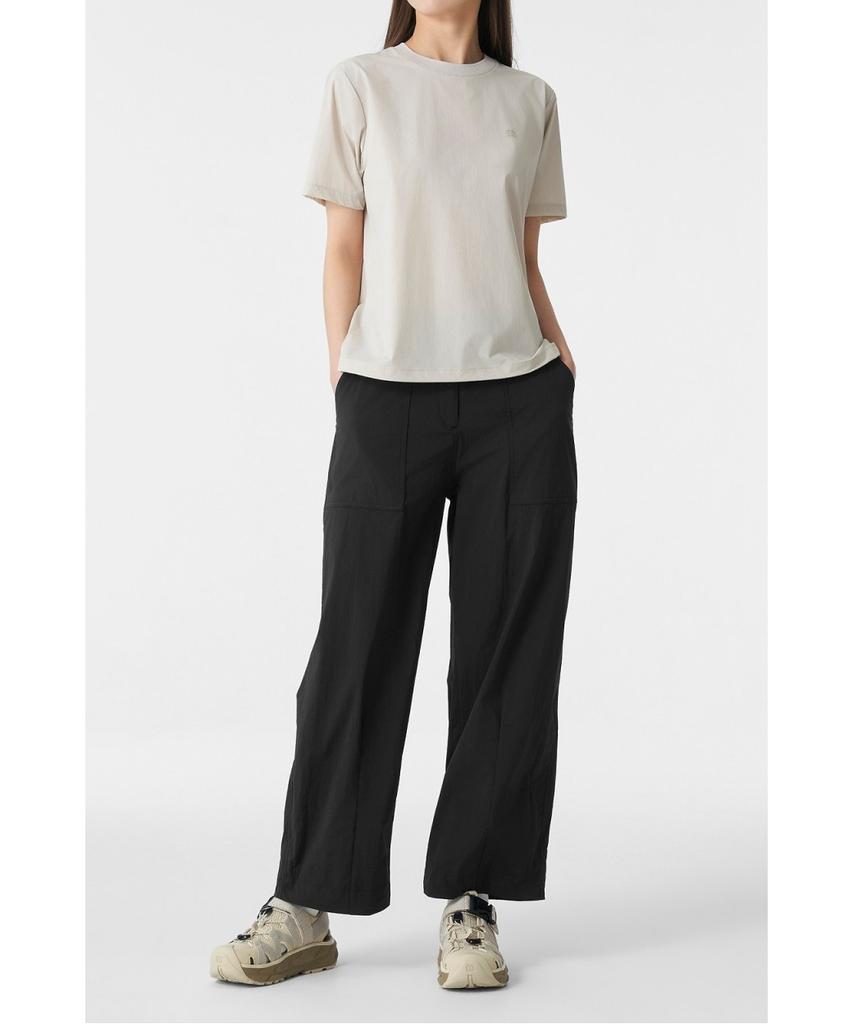 Koolongseupocheu Women'S Daypack Wide Fit Pants Tvpnm26692Blk