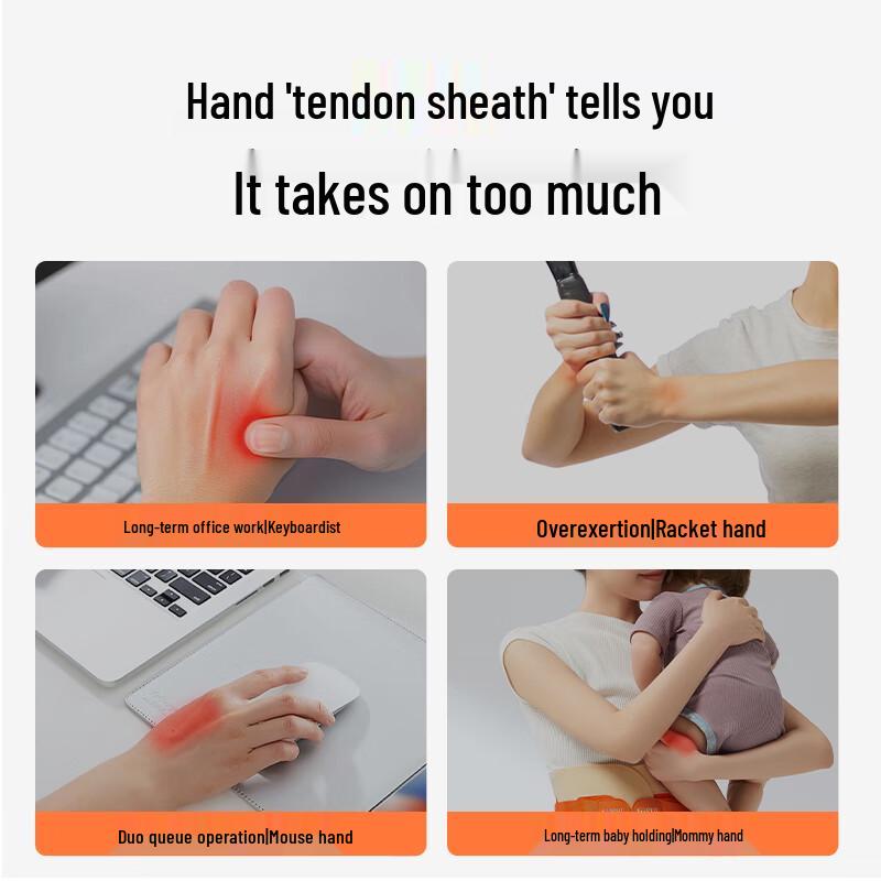 Elektrický masážní přístroj na zápěstí Kepufei s teplem a moxibustí