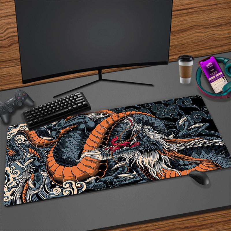Gaming Mouse Pad Dragon Large Gamer Mousepad Computer Gaming Table Carpet Desk Mat XXL 900x400mm Mouse Mats Rubber Keyboard Pads