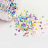 Hot Sale 0.5kgs/bag 3mm 4mm Size Mini Pvc Heart Sequins Hair Ornament Jewelry Filling Diy Craft Accessories