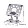 Tablets Stand Bracket Desk Adjustable Tablets Bracket Foldable 360 Degree Rotatable Desktop Laptop Bracket for Laptop