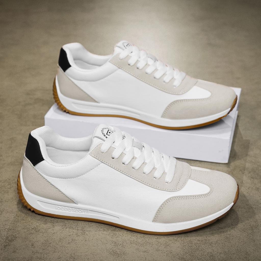 Lässiges Herrenschuh-Set Koreanische Version Trendig und gutaussehend Straßen-Sportschuhe Frühling und Sommer Outdoor-Laufschuhe Herren-Slipper