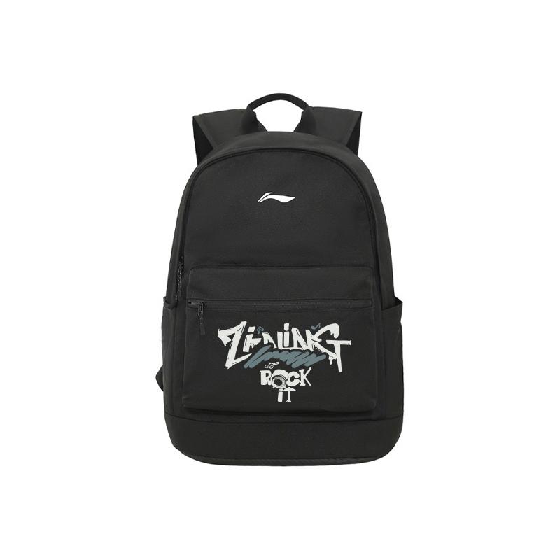 Полиэстеровый рюкзак Li Ning Унисекс Черный ABSV313-44