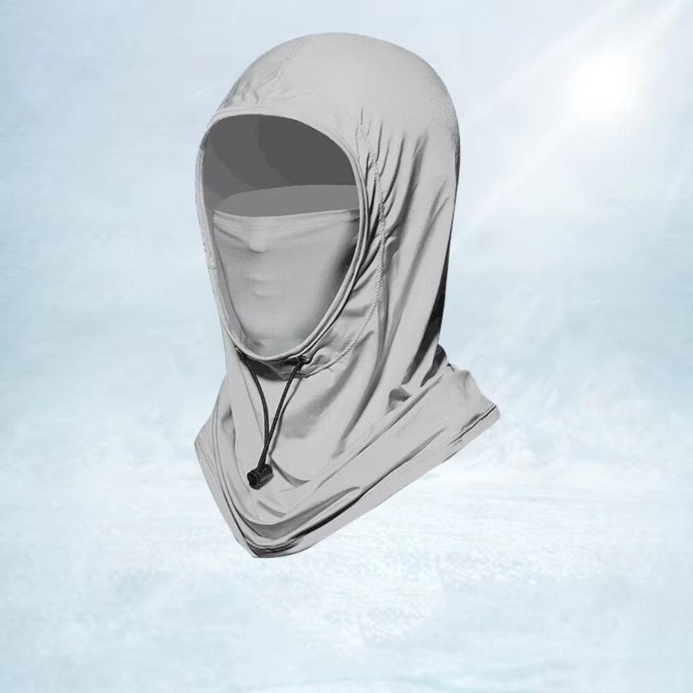 Adjustable Balaclava Face Cover Dustproof UV Protection Veil Summer Ice Silk Mask  Outdoor