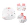 Newborn Baby Hat, Baby Hood, Male and Female Children, Spring and Autumn Baby, Pure Cotton Hat, Gloves, Foot Covers