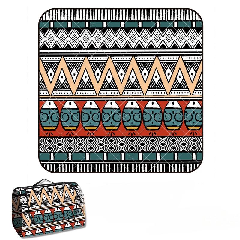 2x2M Camping Mat Thicken Picnic Pad Portable Folding Beach Mattress Outdoor Waterproof Moisture-proof Campsite Mats