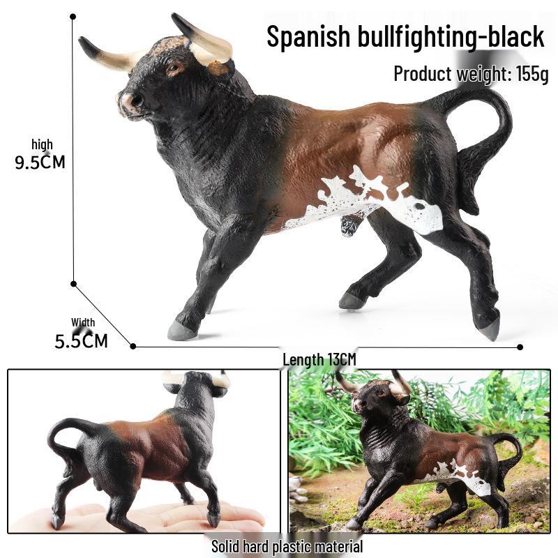 Wild Safari Animal Figurines: Giraffe, Elephant, Rhinoceros, Brown Bear, Tiger, Lion, Leopard, Hippopotamus - Solid Cognitive Toys