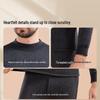 Shanshan Men's Half-High Collar Ultra-Thick Plush Thermal Set