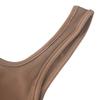 Women's Solid Color Ribbed Sleeveless Bodysuit: Square Neck, Backless, Hip-Lifting Slim-Fit Jumpsuit