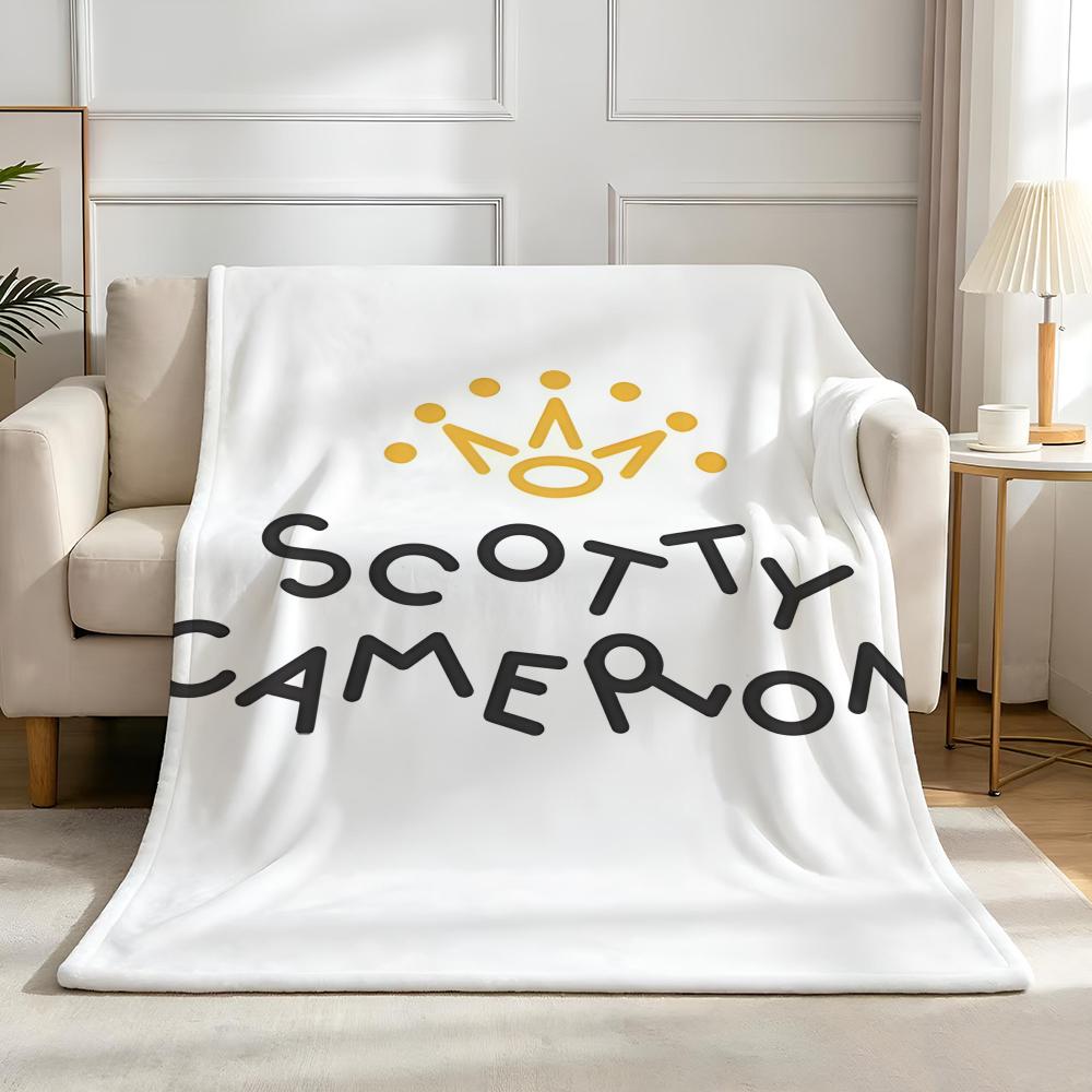 Brand S-Scotty C-Cameron Throw High-Density Short Plush Blanket Soft Skin-Friendly for Sofa Nap Air-Conditioned Room