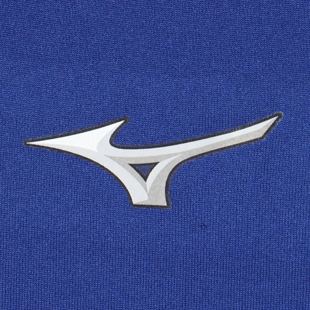 Mizuno Baseball Low Short Quick 12JAAP5227 Undershirt, Junior, Neck, Sleeve, Drying, (Blue/160/Jr)