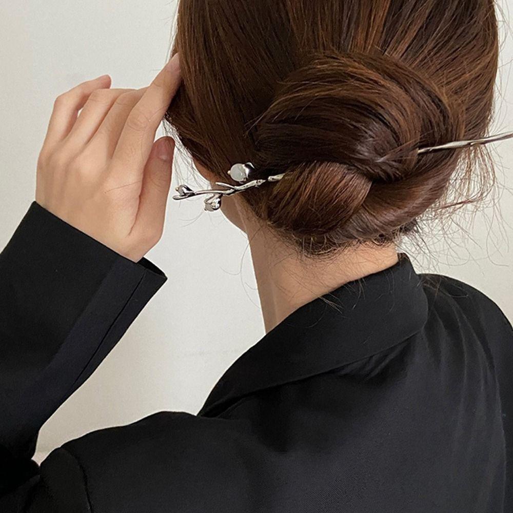 

Cheongsam Chinese Style Headwear Hanfu Hair Sticks Ancient Style Hairpin Metal Hairpin