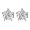 S925 Sterling Silver Mini Flower Ear Stud Women Earrings