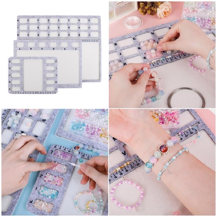 Professional Beading Workstation For Efficient Portable Craft Organization Bead Layout Board Jewelry Making Tray