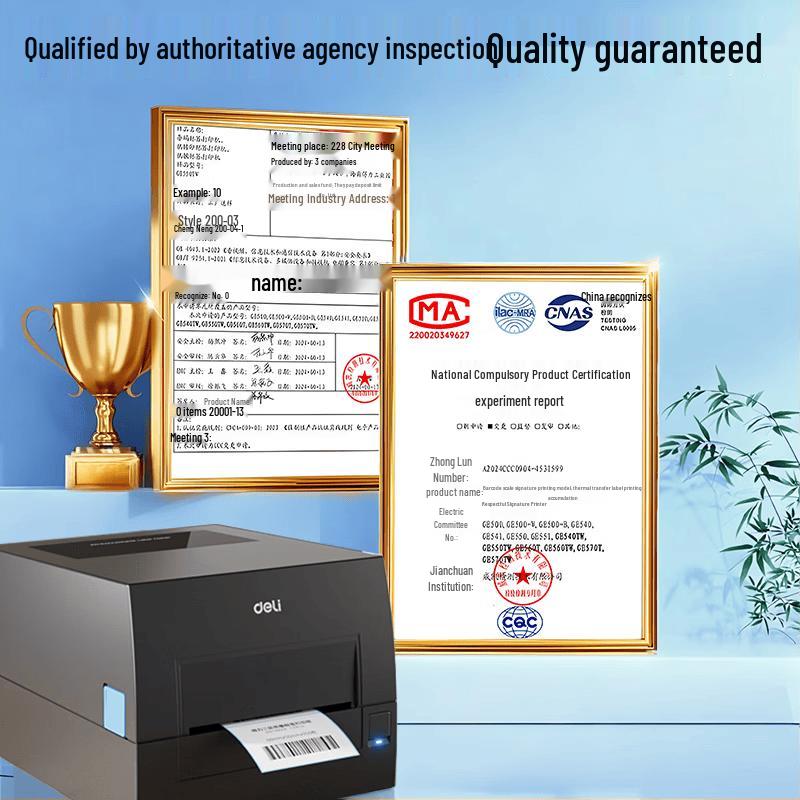 Deli GE500 Label Printer CN plug (adapter included)