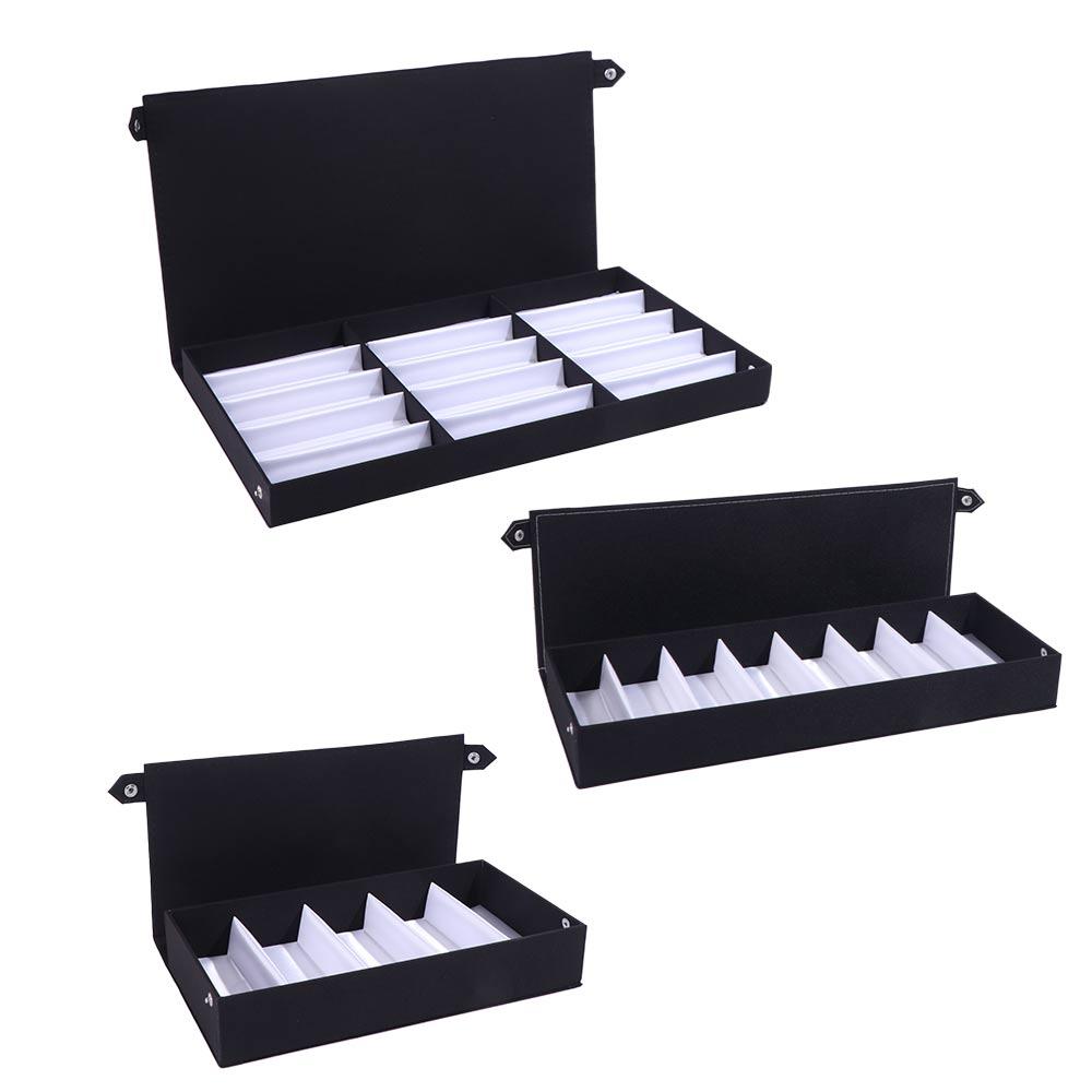 Grids Sunglasses Box Eyewear Holder Jewelry Display Box Simple PU Glasses Case  Women