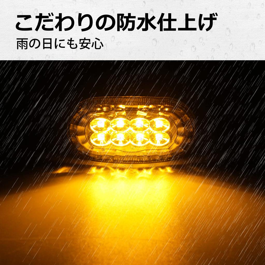 OPPLIGHT Jimny LED Side Marker, Turn Signal, Jimny JB64, Jimny Sierra JB74, Marker Lamp,