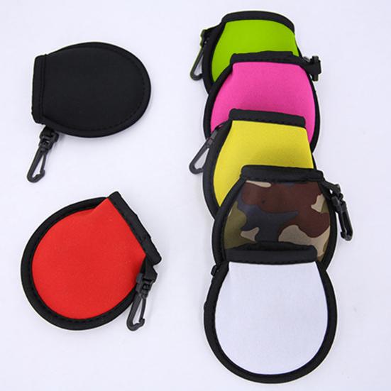 Golfball-Reinigerbeutel Verschleißfest Tragbar Wiederverwendbar Schützend Innen Plüsch Abwischbar Weich Mühelos Golfball-Waschbeutel für Golf