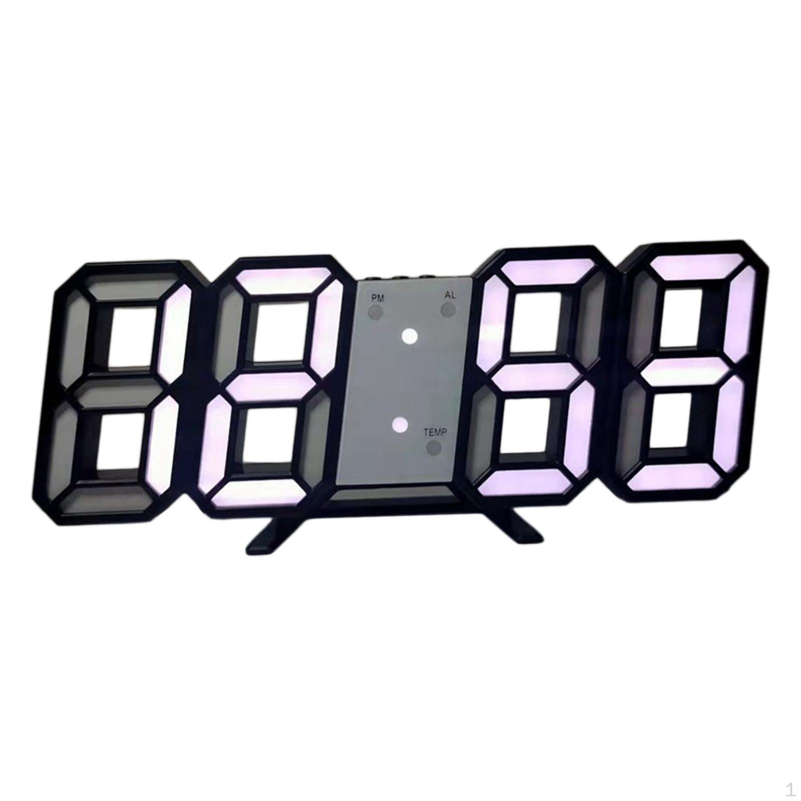 

Настольные часы Электронный настольный дисплей температуры Мини-светодиодный настенный для прикроватной тумбочки в помещении