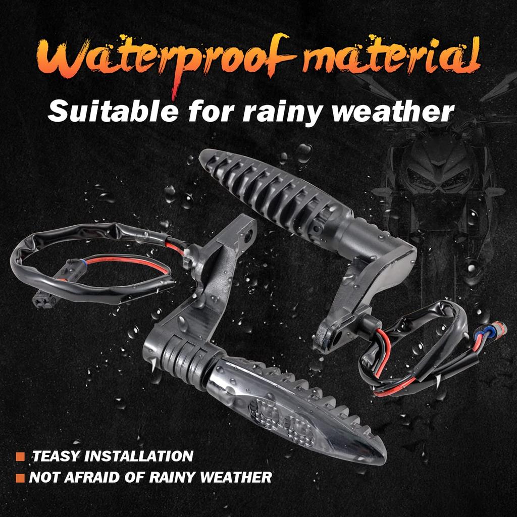 TUINCYN Motocyklowe światło kierunkowskazu tylne LED migacz wskaźnik kompatybilny z BMWF650GS F700GS F800G