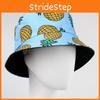 Sided Double Pineapple Pattern Hat Beach Sunshade Breathable Summer Outdoor