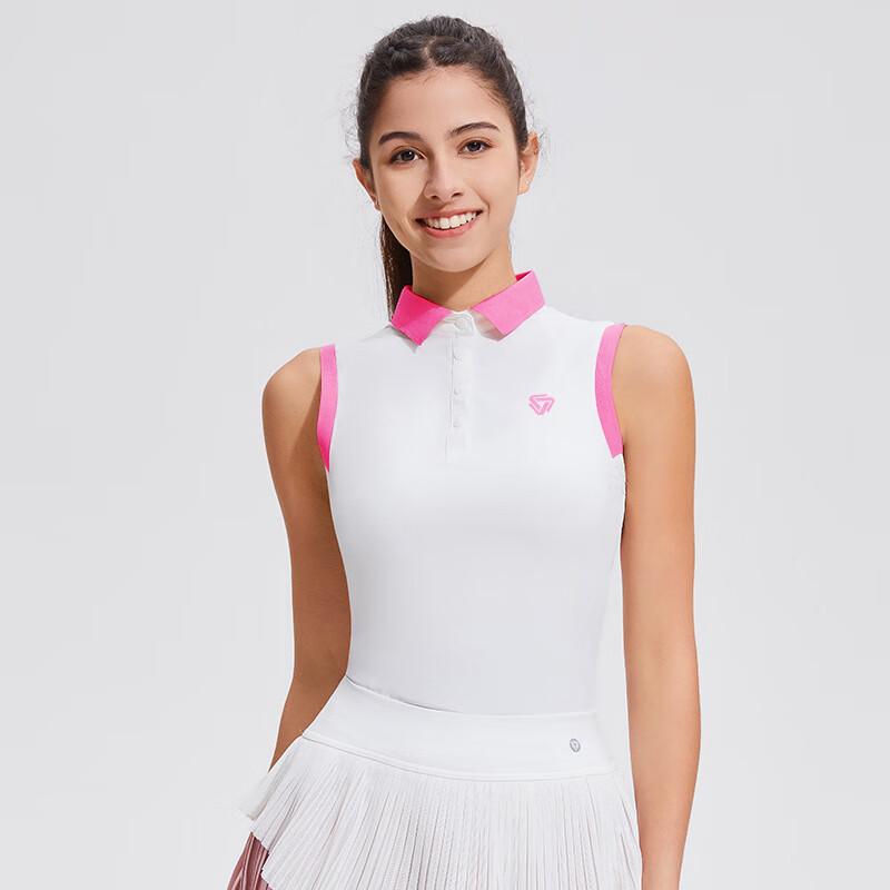 OEING Women's Quick-Dry Sleeveless Polo Sports Top