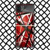 Eddie Van Halen Graphic Guitar Phone Case For Samsung Z Flip 7 6 5 4 3 Galaxy ZFLIP7 ZFlip6 5G Flip5 Flip4 Flip3 5g Black Hard C
