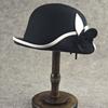 Cappello da Donna in Feltro Stile Occidentale Versatile Tendenza Moda Camelia