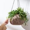 Outdoor Hanging Imitation Rattan Planter