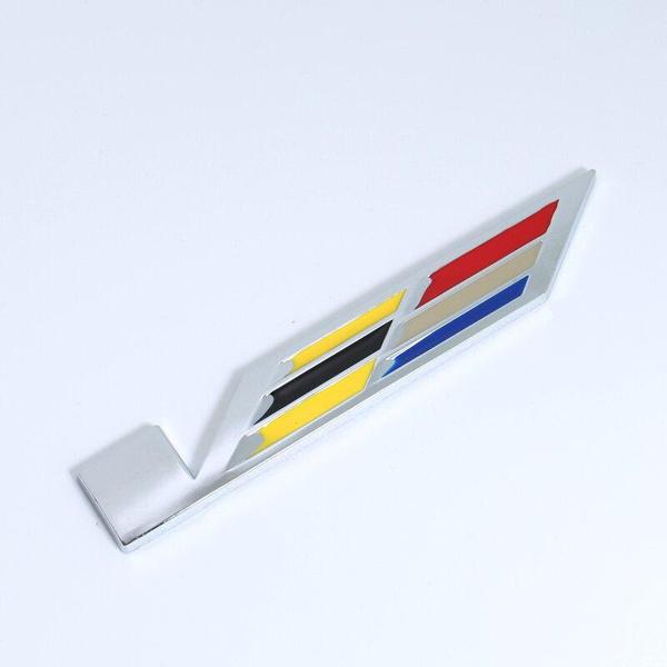 

3D Модифицированный Значок Значок Автомобиля WTF V Логотип Наклейка Наклейки Для Cadillac CTs Srx Blus Sts SLs Seville Escalade XT5 Автоаксессуары D