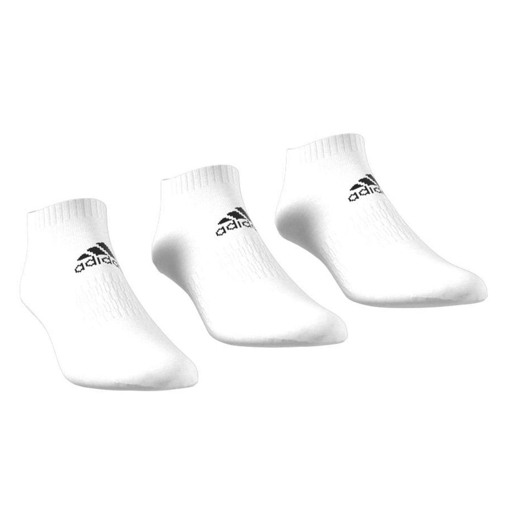 Adidas Training Wear Cushioned 3 Pairs Japan Size L Low-Cut Socks, (FXI60) Men's White/White/White (DZ9384) (Free Size)