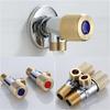 Industrial Strength Angle Valves Anti Corrosion Thickened Anti Burst Brass Angle Valves for Water Flows Control Systems