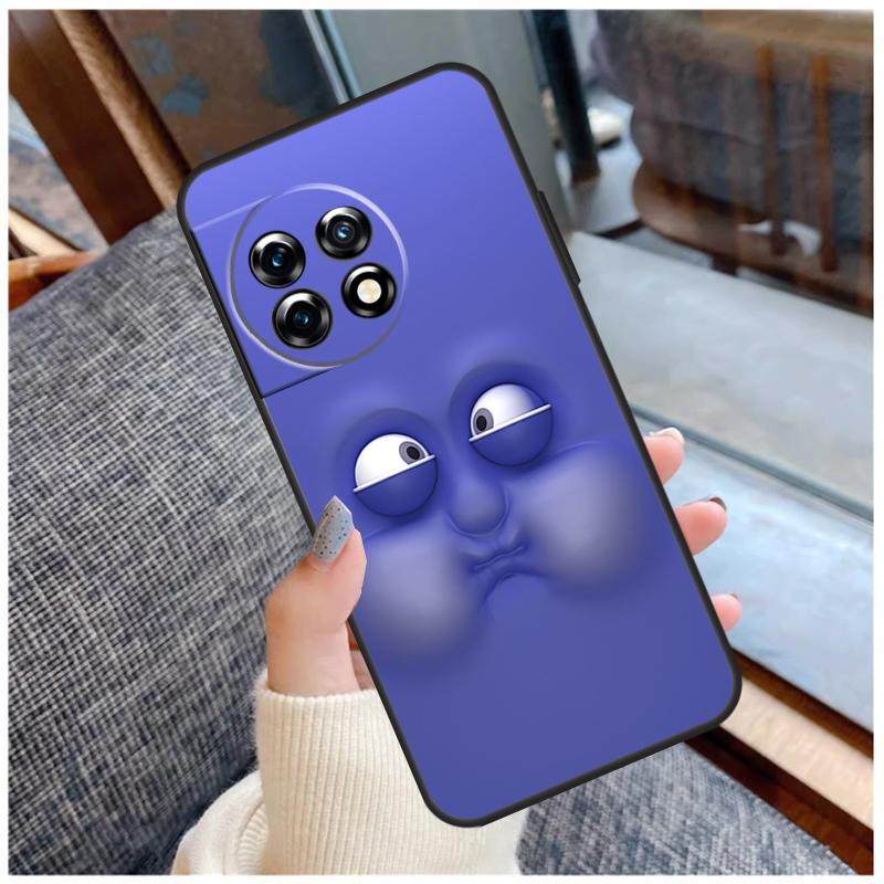 3D Funny Face Cute Case For OnePlus 13R 13T 12R 10R 10T 15 13 12 11 10 9 Pro Nord 5 CE 2 3 4 Lite N20 N30 Coque