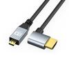 6x2.3mm Video to 10.5x2.5mm Cable Fast Speed for 1080p 8K60hz Video Cord Bidirectional Transmission with Gold Contacts