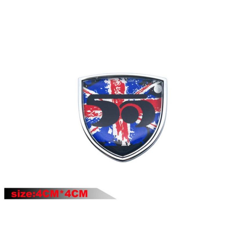 Personality Style Metal Car Sticker Body Badge Door Trim Decal For Mini R56 F55 F56 R57 R58 R60 Clubman Countryman Cooper ONE S