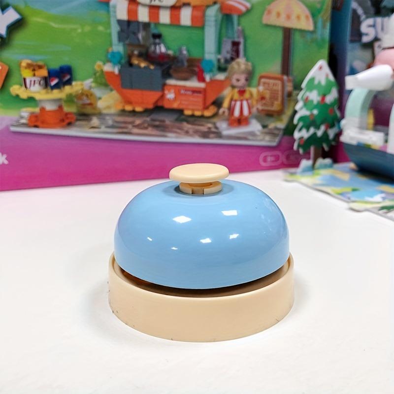 Pet Training Bell Stainless Steel, 1Pcs Hand Press Toy No Battery Dinner Alert Call Bell for Pets Kids Interactive Daily Gift