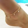 Fashion and Elegant Temperament Ankle Jewelry Women's Direct Supply, Simple Flash Diamond Rhinestone Pendant Anklet