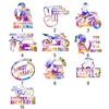 Pattern Car Electricbike Scooter Motorcycle Decorative Sticker RESPECT FOR BIKERS Cycling Decals