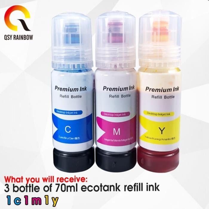 5 Bottle Ecotank Ink for Epson L3150 L3110 104 502 512 504 Ink The EcoTank Printer ET2700 ET2750 ET3700 [6FD3236]