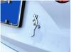[Plusdo] 3D Sticker 3D Car Emblem Gecko Lizard Gecko Silver