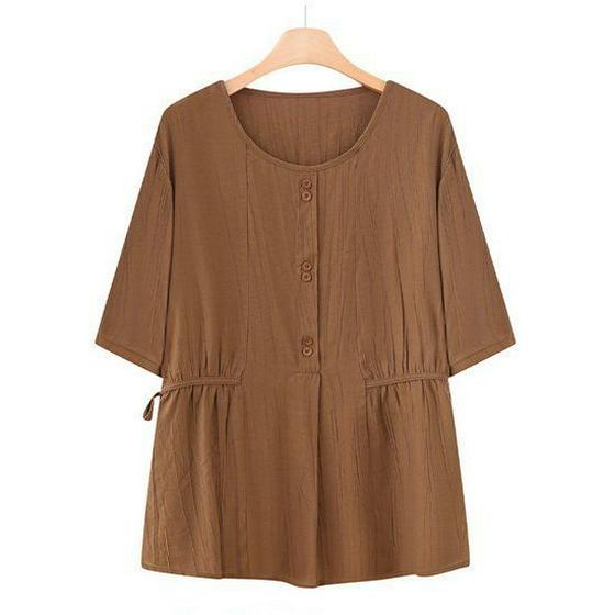 Extra Wide Plus Size Women's Summer Two-Piece Outfit: Loose Fit Clothing for Middle-Aged and Elderly