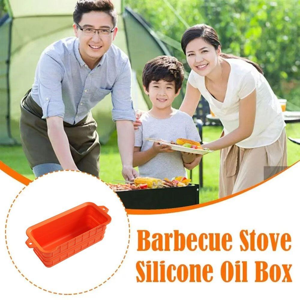 2pcs Heat Resistant Grease Cup Liner Reusable Grease Drip Pan Grease Catcher Cup  BBQ