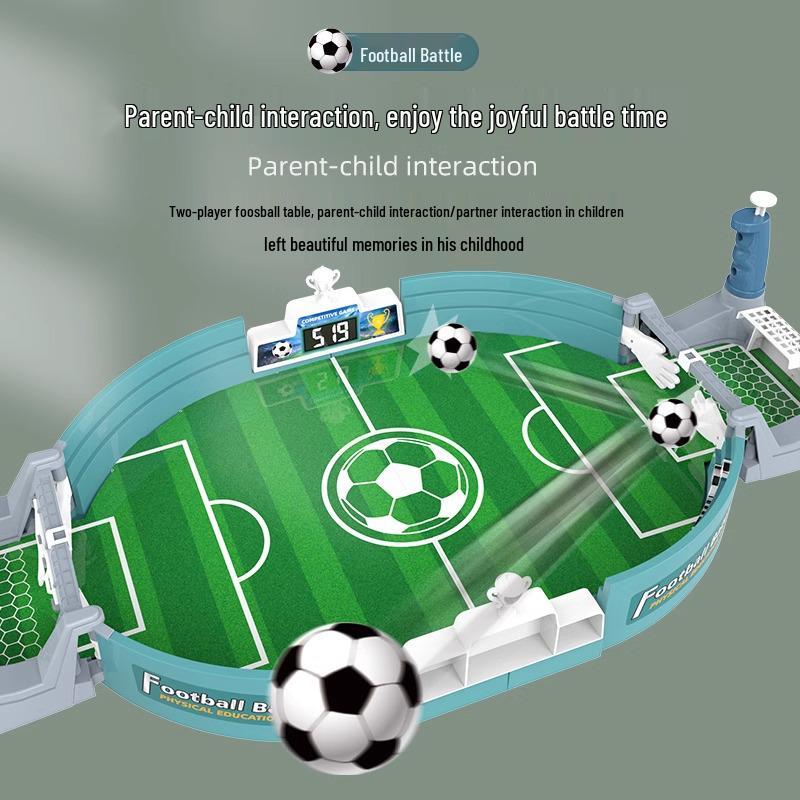 Educational Table Football Game for Kids: Handheld, Two-Player Board for Parent-Child Interaction, Ages 3-8