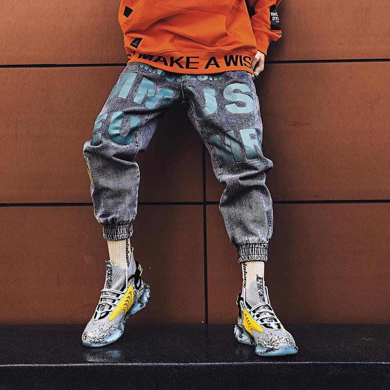 35-47 Unisex Modetrend Sommer Fliegende gewebte atmungsaktive große High-Top-Sport-Fitness-Schuhe