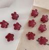 Princess Style Plum Blossom Black Hair Clip for Women - Perfect for Flyaway Hair, Bangs, Forehead, and Hair Roots.