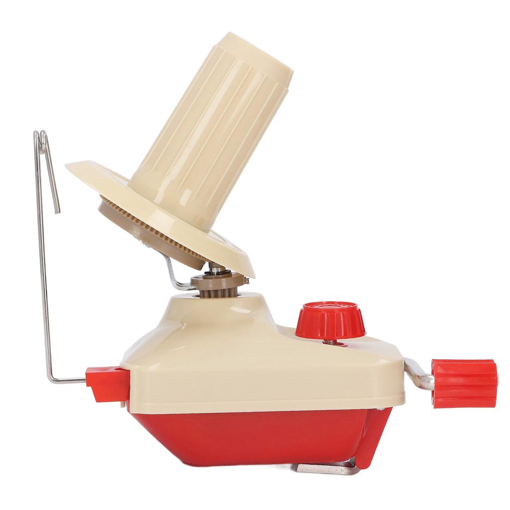 Yarn Winder with Yarn Scissors 2 Plastic Needle Adjustable Desk Clip Low Noise Easy Installation