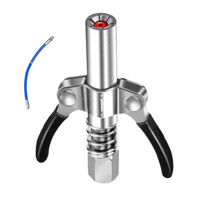 10000 PSI Grease Joint Fittings Double Handle Grease Nozzle Fittings Stainless Steel for Car/Industrial Machinery/Equipment Farm