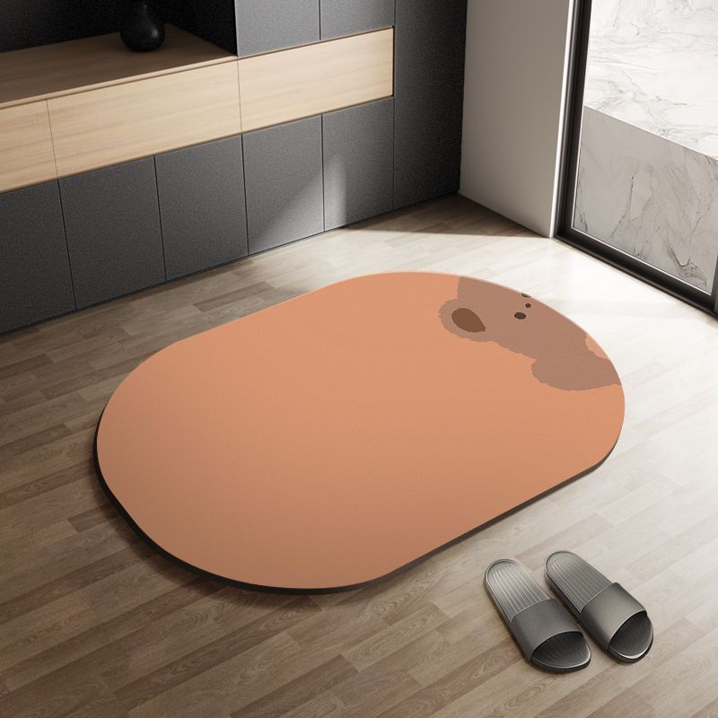 

Милые и свежие коврики для ванной из диатомовой земли, впитывающие и нескользящие, быстро сохнущие у входа в ванную комнату 40X60cm 15.7X23.6in