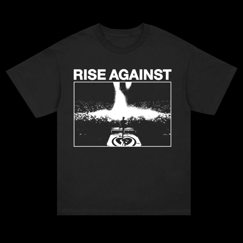 Fashion Hip Hop  Usa Rise Against Punk Band Graphic Unisex Womens Cotton TShirt Streetwear Vintage Fashion Unisex Summer Casual Tee