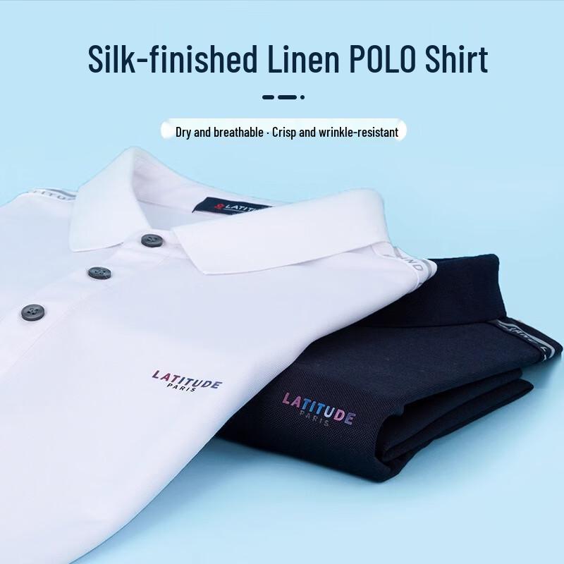 MONTAGUT Men's Summer Short-Sleeve Polo Shirt